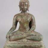 Bronzeplastik Buddha - photo 5