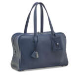 A BLEU ABYSSE CLÉMENCE LEATHER VICTORIA 36 WITH PALLADIUM HARDWARE - фото 2