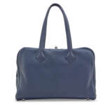 A BLEU ABYSSE CLÉMENCE LEATHER VICTORIA 36 WITH PALLADIUM HARDWARE - photo 3