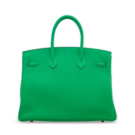 A BAMBOU CLÉMENCE LEATHER BIRKIN 35 WITH GOLD HARDWARE - Foto 3