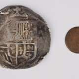 4 Reales Spanische Silbermünze ca. 1550-1600 - Foto 2