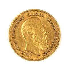 10 Mark Goldmünze, 1888, Friedrich III. von Preußen