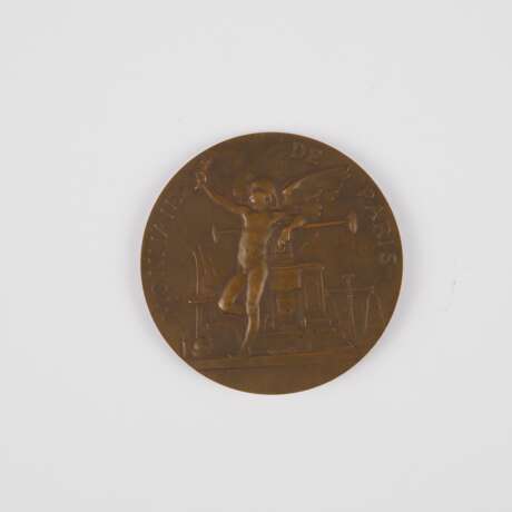 Frankreich Bronze Medaille 1900, Monnaie De Paris, Daniel-Dupuis - фото 2