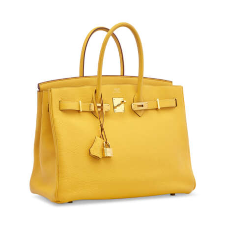 A SOLEIL CLÉMENCE LEATHER BIRKIN 35 WITH GOLD HARDWARE - фото 2