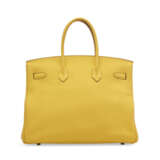 A SOLEIL CLÉMENCE LEATHER BIRKIN 35 WITH GOLD HARDWARE - Foto 3