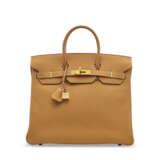 A SABLE FJORD LEATHER HAC BIRKIN 32 WITH GOLD HARDWARE - photo 1