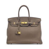 A BRÛLÉE CLÉMENCE LEATHER BIRKIN 35 WITH GOLD HARDWARE - photo 1