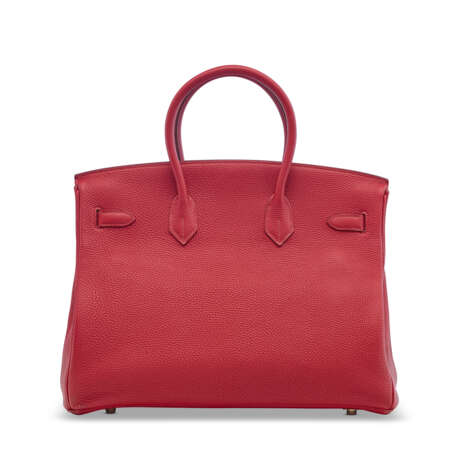 A ROUGE GARANCE CLÉMENCE LEATHER BIRKIN 35 WITH GOLD HARDWARE - photo 3