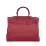 A ROUGE GARANCE CLÉMENCE LEATHER BIRKIN 35 WITH GOLD HARDWARE - photo 3