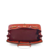 A ROUGE VERMILLON CLÉMENCE LEATHER BIRKIN 35 WITH GOLD HARDWARE - photo 5