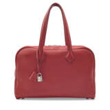 A ROUGE GARANCE CLÉMENCE LEATHER VICTORIA 36 WITH PALLADIUM HARDWARE - photo 1