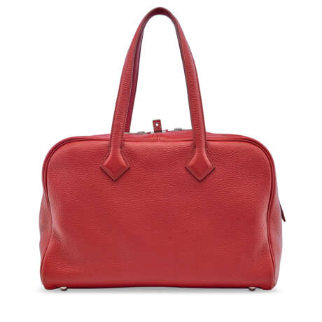 A ROUGE GARANCE CLÉMENCE LEATHER VICTORIA 36 WITH PALLADIUM HARDWARE - photo 3