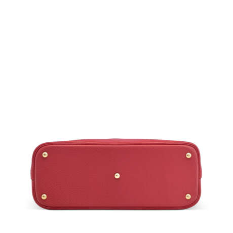 A ROUGE GARANCE EVERGRAIN LEATHER BOLIDE 35 WITH GOLD HARDWARE - photo 4