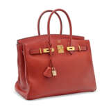 A ROUGE VIF CLÉMENCE LEATHER BIRKIN 35 WITH GOLD HARDWARE - photo 2