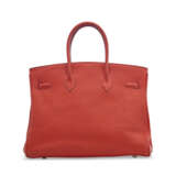 A ROUGE VIF CLÉMENCE LEATHER BIRKIN 35 WITH GOLD HARDWARE - photo 3