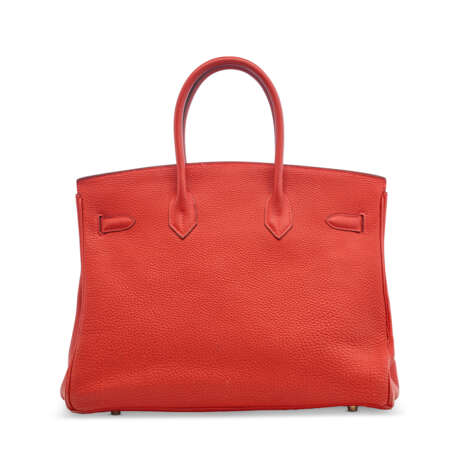 A ROUGE VIF CLÉMENCE LEATHER BIRKIN 35 WITH GOLD HARDWARE - photo 3