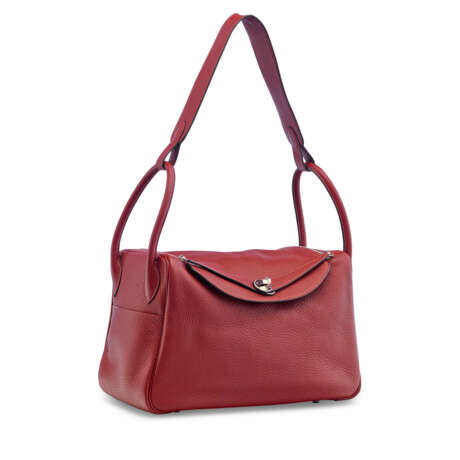 A ROUGE H CLÉMENCE LEATHER LINDY 34 WITH PALLADIUM HARDWARE - фото 2