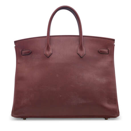 A HAVANE EVERGRAIN LEATHER BIRKIN 40 WITH GOLD HARDWARE - фото 3