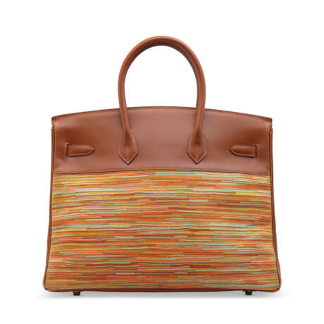 A LIMITED EDITION NOISETTE EVERCALF LEATHER & VIBRATO BIRKIN 35 WITH PALLADIUM HARDWARE - photo 3