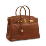 AN ÉTRUSQUE BUFFALO LEATHER BIRKIN 35 WITH GOLD HARDWARE - photo 2