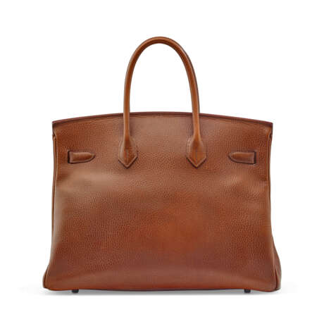 A NOISETTE CLÉMENCE LEATHER BIRKIN 35 WITH HARDWARE - Foto 3