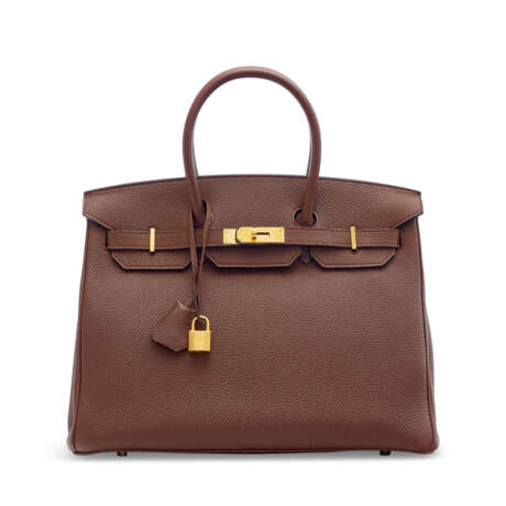 A BRÛLÉE TOGO LEATHER BIRKIN 35 WITH GOLD HARDWARE - Foto 1