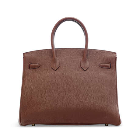 A BRÛLÉE TOGO LEATHER BIRKIN 35 WITH GOLD HARDWARE - фото 3