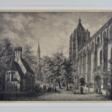 Domenico Quaglio , Lithographie - Heckansicht Ulmer Münster, 1818 - Auktionspreise