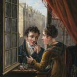 Ignatius Jozef Pieter van Regemorter - Galantes Paar am Fenster - фото 1