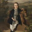 Georg Balder - Kinderbildnis mit Schaukelpferd - Auction prices