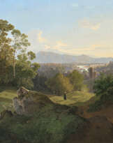 Maximilian Haushofer - Flusslandschaft im Vorgebirge