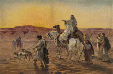 Otto Pilny - Sonnenaufgang in der Wüste