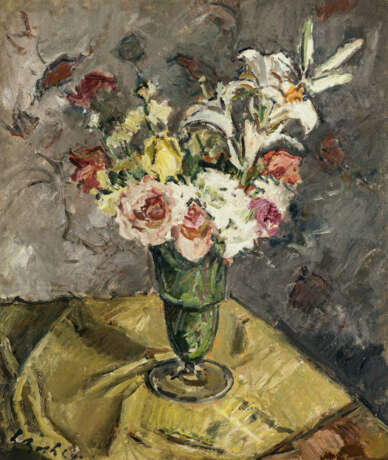 Ludwig Bock - Blumen in einer Vase. (19)60 (?) - фото 1