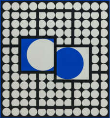 Victor Vasarely - Komposition mit Kreisen