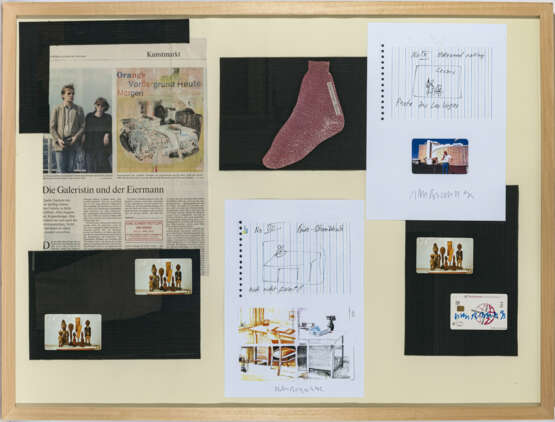 Martin Kippenberger - Telefonkartenmotiv mit "Schreibtisch" und "Cesars". 1993 - фото 1
