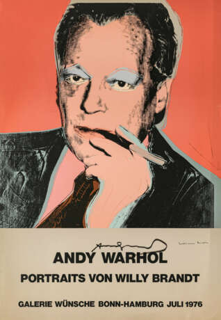 Andy Warhol - Willy Brandt. 1976 - фото 1