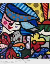 Romero Britto - From the Britto Garden. 2001 / Deeply in Love. 2002