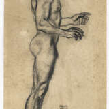 Franz von Stuck - Studie eines stehenden Mannes (Entwurf zur "Liebesschaukel") - Foto 1