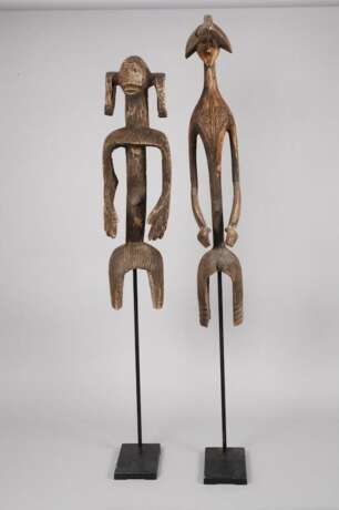 Zwei Schutzfiguren der Mumuye - photo 6
