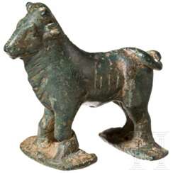 Bronzevotiv eines Stiers, griechisch, 6. - frühes 5. Jhdt. v. Chr.