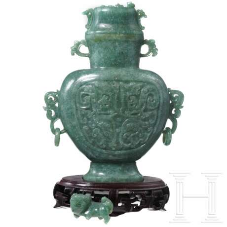Kleine Jade-Vase, China, 20. Jhdt. - Foto 1