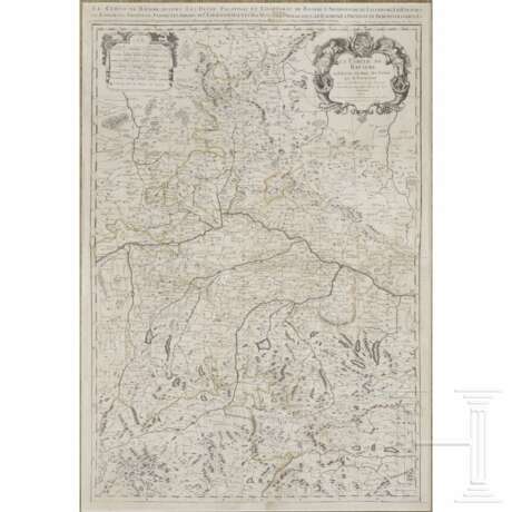 Sanson/Jaillot, Karte der bayerischen Regionen, Paris, 1692 - фото 1