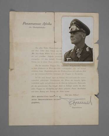Autogramme Erwin Rommel - Foto 1