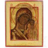 Ikone mit der Gottesmutter von Kasan (Kasankaja), Russland, 19. Jhdt. - Foto 1
