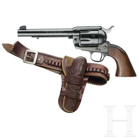 Sauer & Sohn Western Six-Shooter, mit Holster und PatronengÃ¼rtel - Foto 1