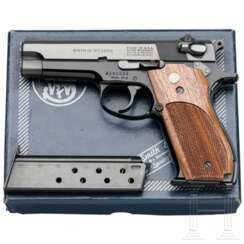 Smith & Wesson Mod. 39-2, "1st Generation D.A. 9 mm", im Karton