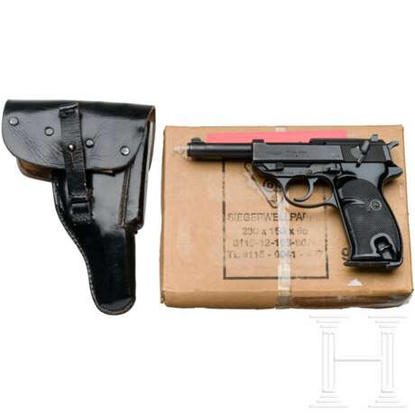 Walther P 1, Polizei (BMI - BGS), mit Tasche, im Karton - фото 1
