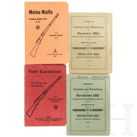 Vier originale Anleitungen zu Schweizer Dienstwaffen - фото 1
