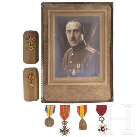 Auszeichnungen und Effekten eines belgischen Captains im 1. Weltkrieg - фото 1