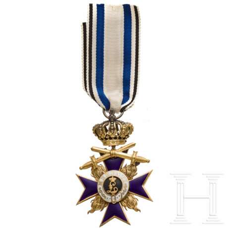 Militär-Verdienstorden - Kreuz 3. Klasse mit Krone und Schwertern, Hemmerle-Fertigung - Foto 1